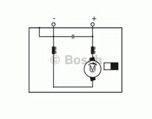 BOSCH F 006 B10 310 Electric Motor, interior blower